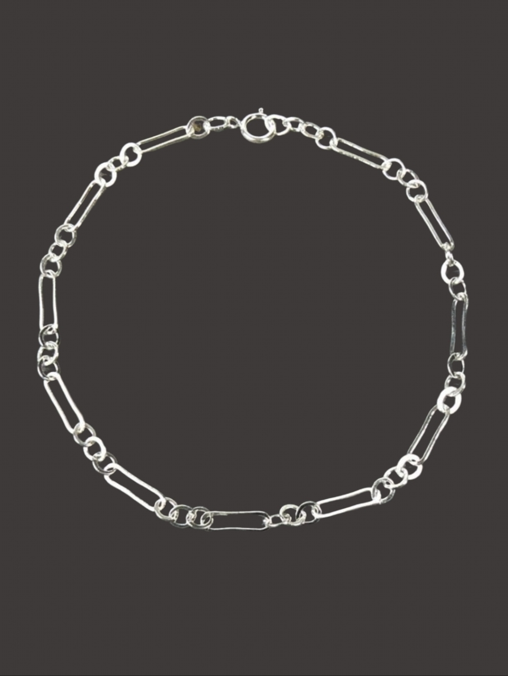 NEW Sterling SILVER Fancy Link Bracelet